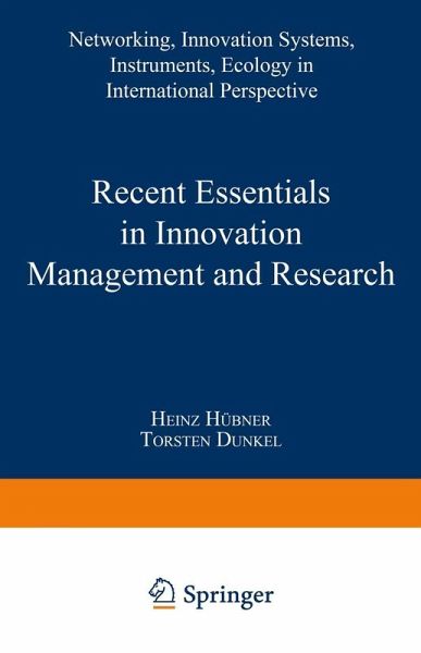 Recent Essentials in Innovation Management and Research (eBook, PDF)