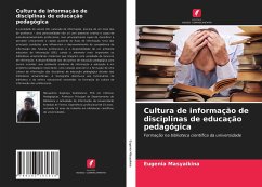 Cultura de informação de disciplinas de educação pedagógica - Masyaikina, Eugenia