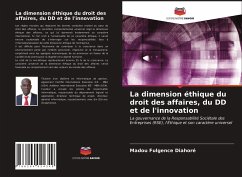 La dimension éthique du droit des affaires, du DD et de l'innovation - Diahoré, Madou Fulgence