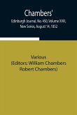 Chambers' Edinburgh Journal, No. 450, Volume XVIII, New Series, August 14, 1852