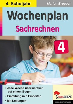 Wochenplan Sachrechnen / Klasse 4 - Brugger, Marion