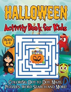Halloween Activity Book for Kids Ages 4-8 - Rigels, Stephan