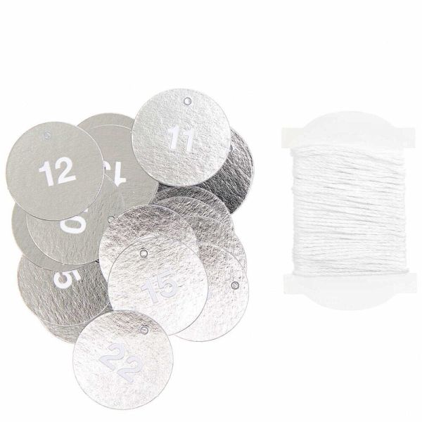 Anhänger für Adventskalender, silber FSC MIX Anhänger für Adventskalender, silber FSC MIX