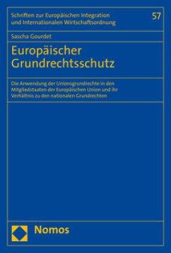 Europäischer Grundrechtsschutz - Gourdet, Sascha
