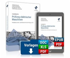 Handbuch Prüfung elektrischer Maschinen, m. 1 Beilage, m. 1 Buch, m. 1 Beilage - Schlüter, Ferdinand