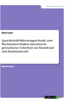 Quarzkristall-Mikrowaagen-Studie zum Wachstumsverhalten alternierend gewachsener Schichten aus Titandioxid und Aluminiumoxid - Faust, René