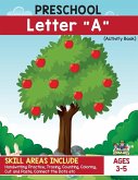 Preschool - Letter &quote;A&quote; Handwriting Practice Activity Workbook. Apple and Apple Picking Theme!