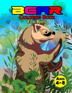 Bear Coloring Book For Kids Ages 4-8 - Balogh, John