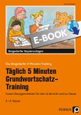 Tägl. 5 Min. Grundwortschatz-Training - 3./4. Kl. (eBook, PDF)