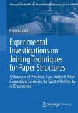 Experimental Investigations on Joining Techniques for Paper Structures (eBook, PDF)