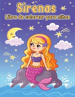 Libro para colorear de sirenas para niños - Cal, Rodolfo