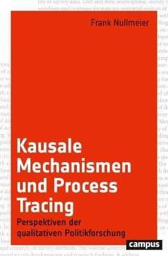 Kausale Mechanismen und Process Tracing (eBook, PDF) - Nullmeier, Frank