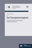 Das Transparenzregister (eBook, PDF)