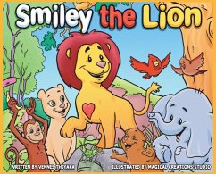 Smiley the Lion (Large Print) - Thiyaka, Vennes