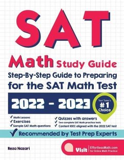 SAT Math Study Guide: Step-By-Step Guide to Preparing for the SAT Math Test - Nazari, Reza