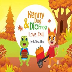 Kenny dog and Dio frog love fall - Linen, Latoya