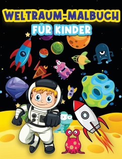 Cover Weltraum-Malbuch für Kinder