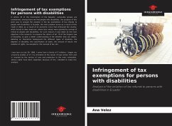 Infringement of tax exemptions for persons with disabilities - Vélez, Ana