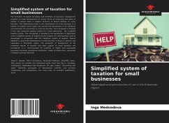 Simplified system of taxation for small businesses - Medvedeva, Inga