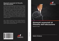 Elementi essenziali di filosofia dell'educazione - Ombasa, Edwin