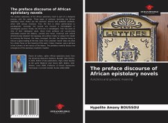 The preface discourse of African epistolary novels - Boussou, Hypolite Amany