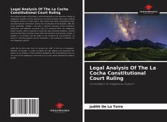 Legal Analysis Of The La Cocha Constitutional Court Ruling - De La Torre, Judith