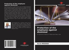 Protection of the employee against dismissal - MOZOGO, Kevin