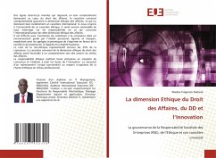 La dimension Ethique du Droit des Affaires, du DD et l¿Innovation - Diahoré, Madou Fulgence