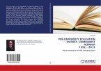 PRE-UNIVERSITY EDUCATION IN POST- COMMUNIST ALBANIA 1992 ¿ 2013