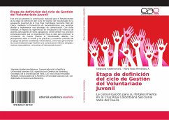 Etapa de definición del ciclo de Gestión del Voluntariado Juvenil - Valderrama B., Stephanía; Hernández A., María Paula