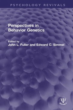 Perspectives in Behavior Genetics (eBook, PDF) Cover Perspectives in Behavior Genetics (eBook, PDF)