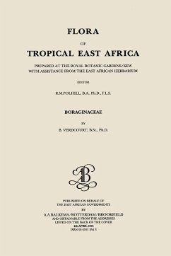 Flora of Tropical East Africa - Boraginaceae (1991) (eBook, ePUB) - Verdcourt, Bernard