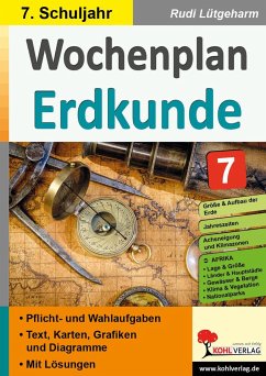 Wochenplan Erdkunde / Klasse 7 - Lütgeharm, Rudi