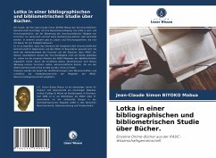 Lotka in einer bibliographischen und bibliometrischen Studie über Bücher. - BIYOKO Mabua, Jean-Claude Simon