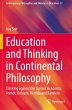 Education and Thinking in Continental... - Bild 1