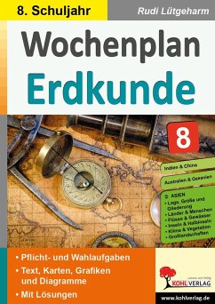 Wochenplan Erdkunde / Klasse 8 - Lütgeharm, Rudi