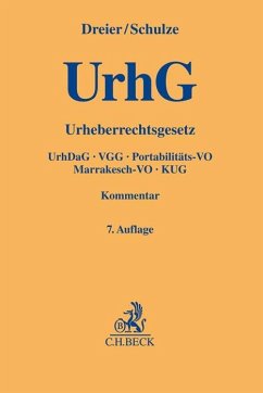 Urheberrechtsgesetz - Dreier, Thomas;Schulze, Gernot