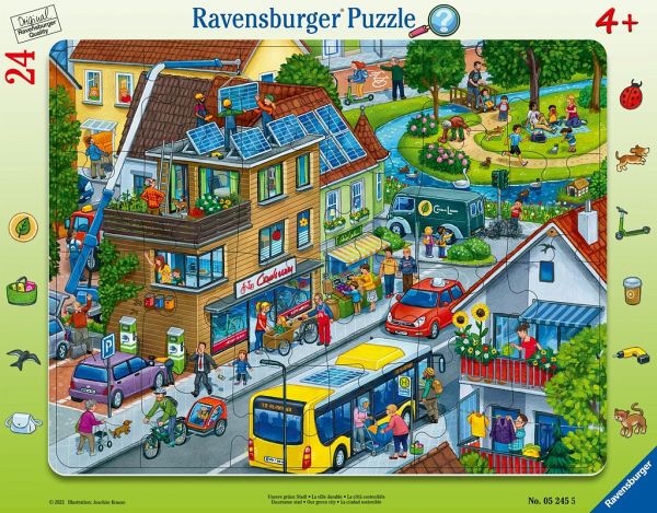 RAVENSBURGER Kinderpuzzle Angriff der Piraten Rahmenpuzzle 36 Teile ab 4 Jahren 