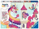 Ravensburger Kinderpuzzle Puzzle&Play 05595 - Königreich der Donuts - 2x24 Teile Puzzle für Kinder ab 4 Jahren