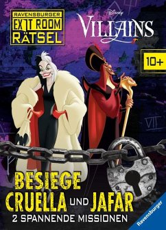 Ravensburger Exit Room Rätsel: Disney Villains - Besiege Cruella und Jafar - Richter, Martine