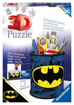 Ravensburger 3D Puzzle 11275 - Utensilo Batman - 54 Teile - Stiftehalter für Batman Fans ab 6 Jahren, Schreibtisch-Organizer für Kinder
