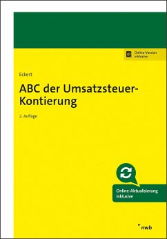 ABC der Umsatzsteuer-Kontierung - Eckert, Karl-Hermann