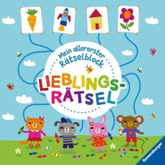 Ravensburger Mein allererster Rätselblock - Lieblingsrätsel - Rätselblock für Kinder ab 3 Jahren - Regan, Lisa