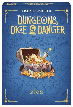 Ravensburger 27270 - Dungeons, Dice and Danger, alea Strategiespiel, Würfelspiel für Erwachsene, Roll & Write Spiel ab 1