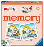 Ravensburger - 20878 - My first memory® Fahrzeuge, Merk- und Suchspiel mit extra großen Bildkarten für Kinder ab 2 Jahre