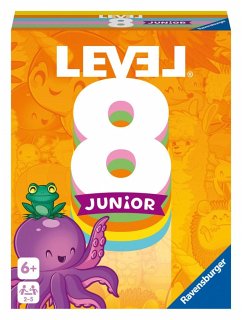 Ravensburger 20860 - Level 8 Junior, Die Junior Variante des beliebten Kartenspiels für 2-5 Spieler ab 6 Jahren / Kinder