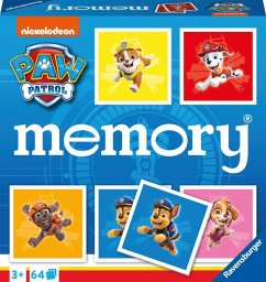 Ravensburger - 20887 - Paw Patrol memory®, der Spieleklassiker für alle Fans der TV-Serie Paw Patrol, Merkspiel für 2-8