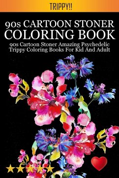 90s Cartoon Stoner Coloring Book - Adult Coloring Books