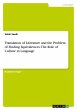 Translation of Literature and the... - Bild 1