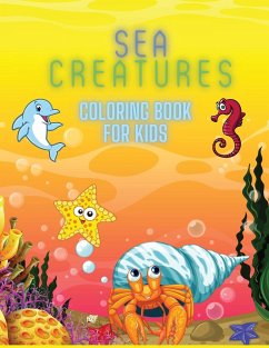 Sea Creatures Coloring Book For Kids - Deeasy B.